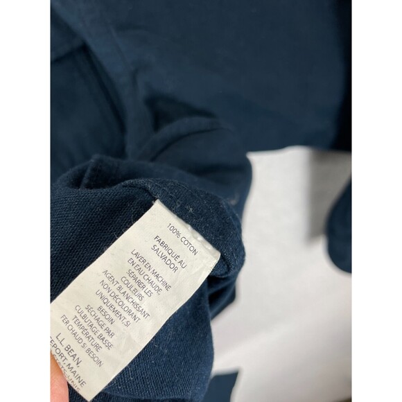 Vintage L.L.Bean Flannel Shirt Men’s Size XXL Blue Plaid Button Down Cotton - Picture 5 of 7